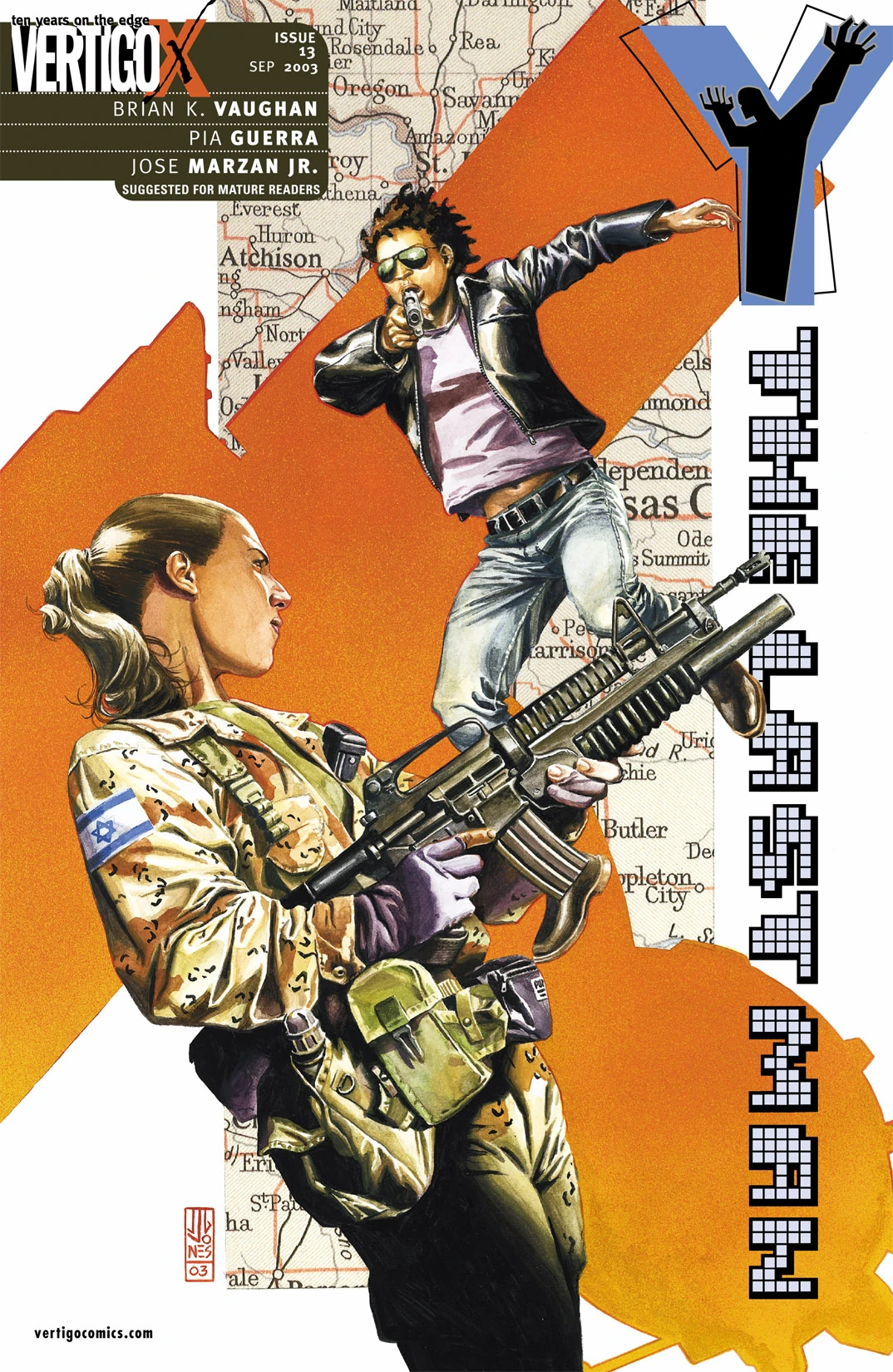 Y: The Last Man #13 (DC, 2003 — Cover A) cover